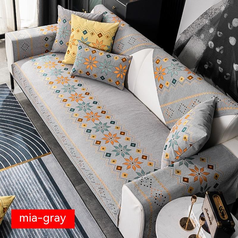 Chenille Sofakissenbezug im Bohème-Stil – Bild 2 | LuxeStyle