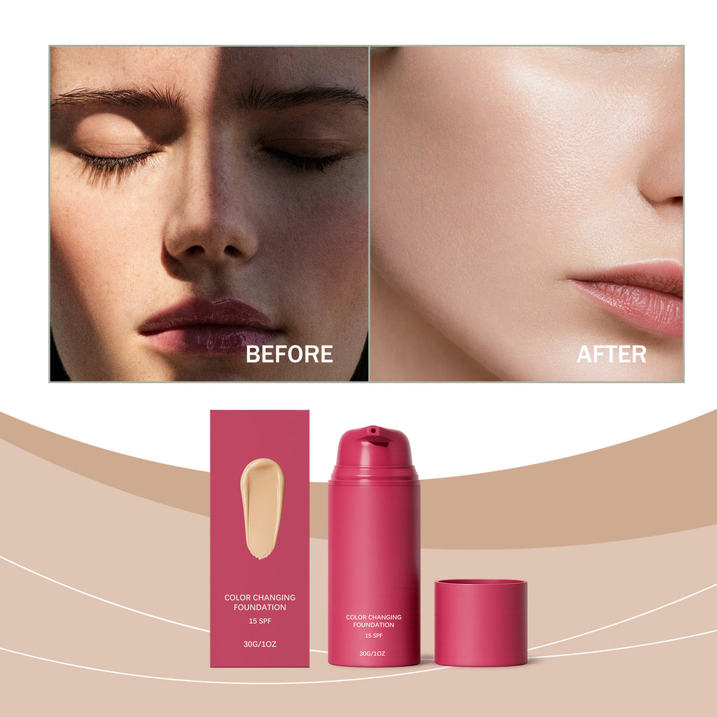 Thermo-reaktive Foundation, passt sich dem Hautton an
