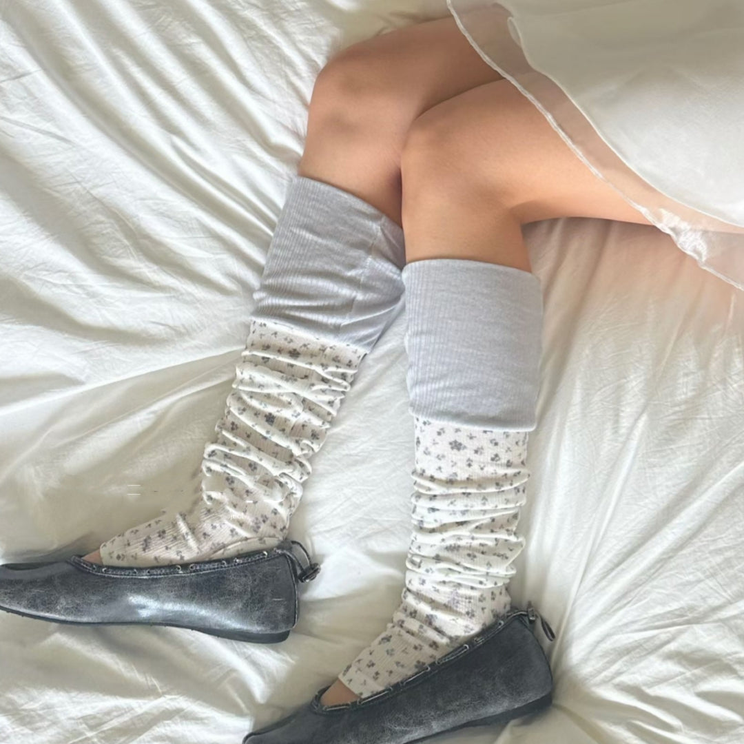 Retro Patchwork Socken für Damen