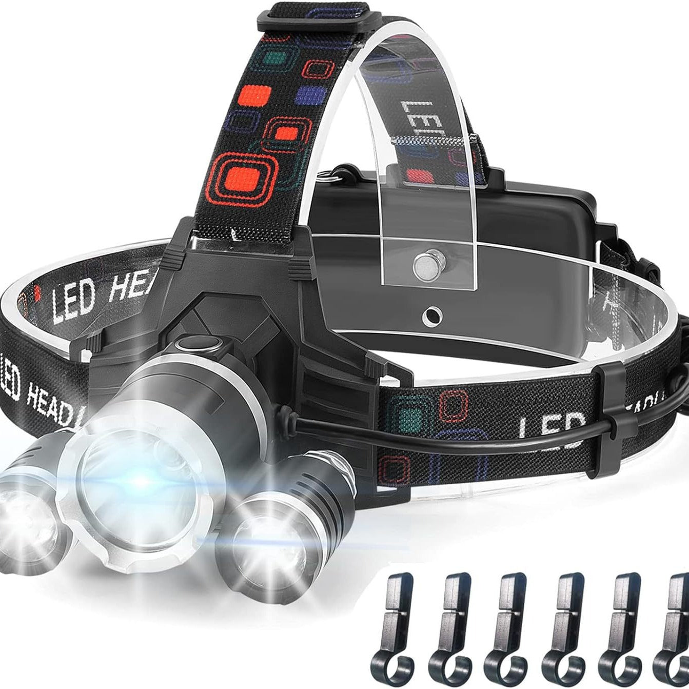 LED-Stirnlampe, wasserdicht, Flugzeug-Stil