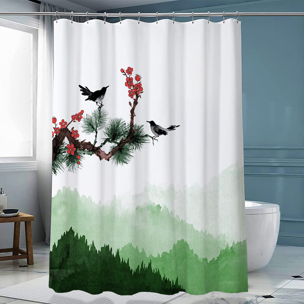 Duschvorhang Polyester mit Haken – Bild 7 | LuxeStyle