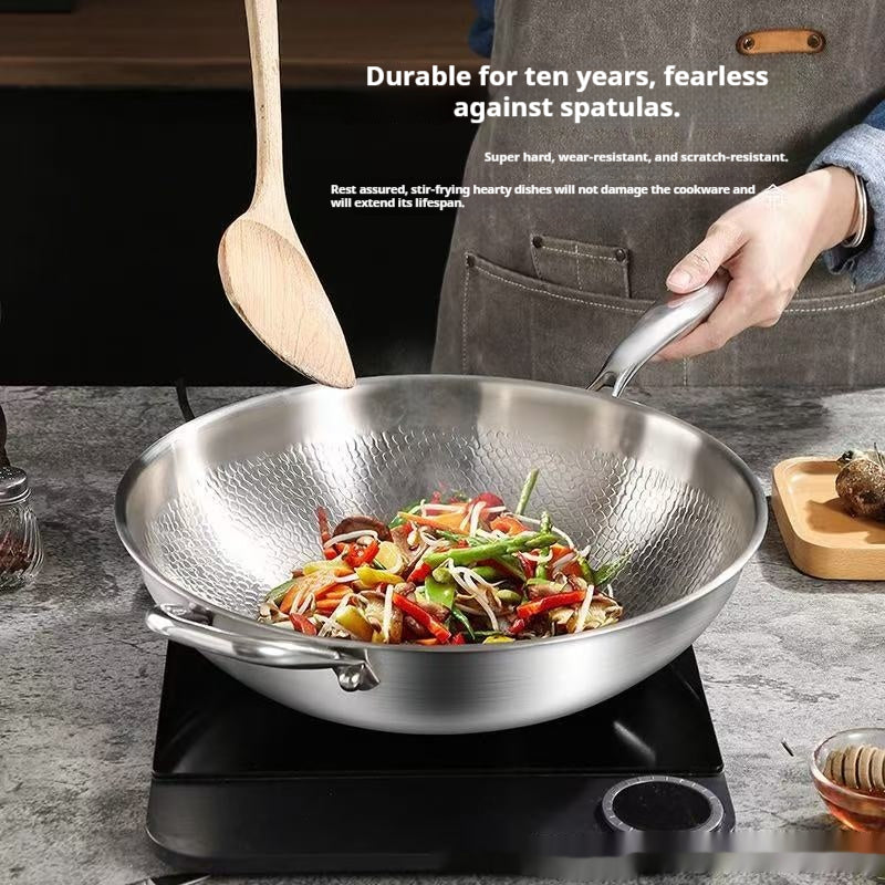 Titan-Wok mit Flachboden
