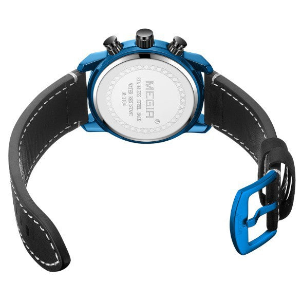 Multifunktions-Chronograph Sport Quarz-Herrenuhr – Bild 2 | LuxeStyle