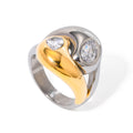 Stilvoller Vintage-Ring aus Edelstahl – Bild 1 | LuxeStyle