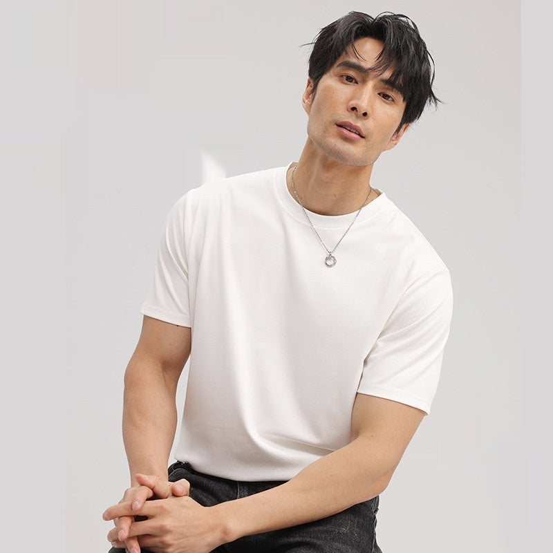 Crew-Neck-Kurzarm-T-Shirt für Herren