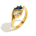Eleganter Edelstahlring für Damen