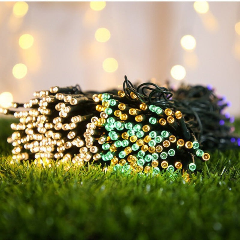 Solarbetriebene Gartenlichtkette 12 m – 100 Lichter – Bild 3 | LuxeStyle