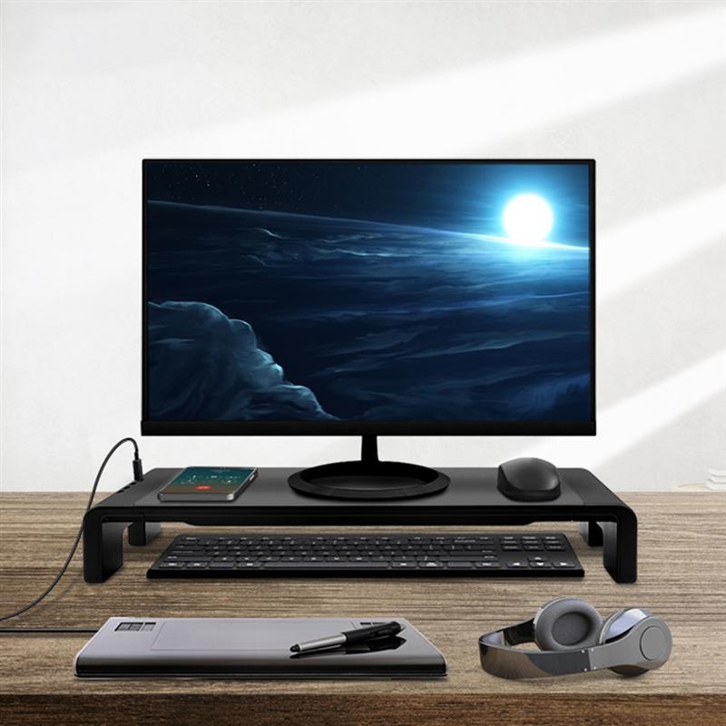 Faltbarer Monitorständer mit USB-Ladefunktion – Bild 3 | LuxeStyle