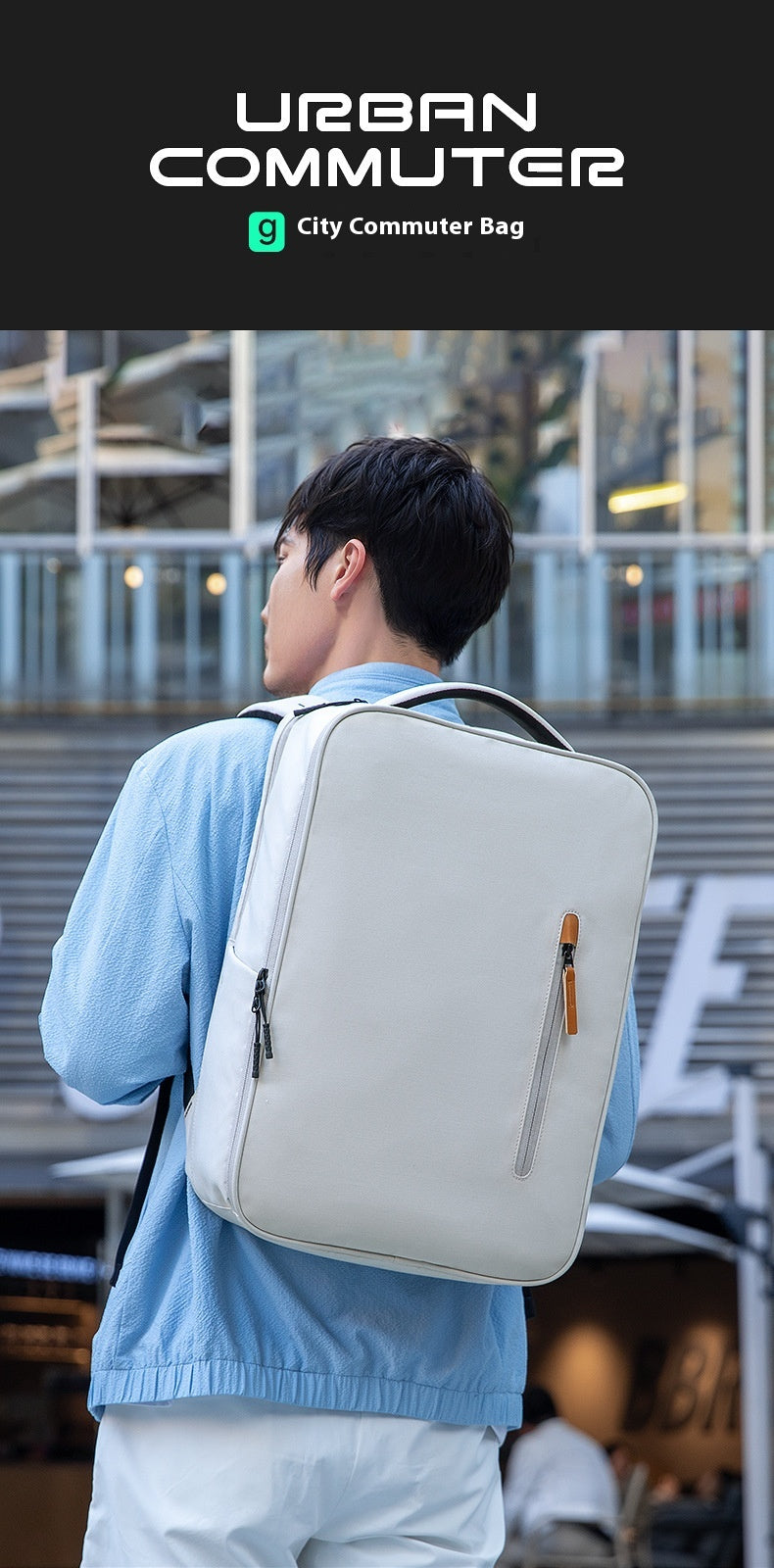 Urbaner Freizeitrucksack für Herbst und Winter