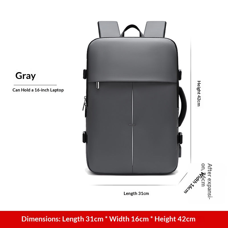 Grosser verstellbarer Laptop-Rucksack mit Reisetasche