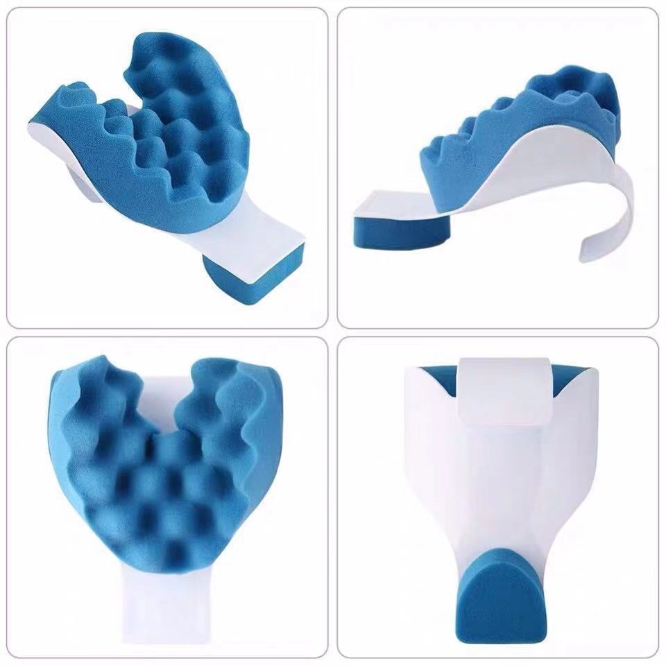 Nackenkissen mit Kopfstütze, blau – Bild 4 | LuxeStyle