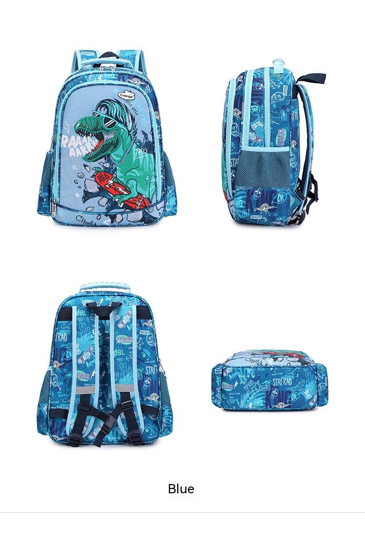 Dinosaurier-Rucksack für Kinder mit Wirbelsäulenschutz
