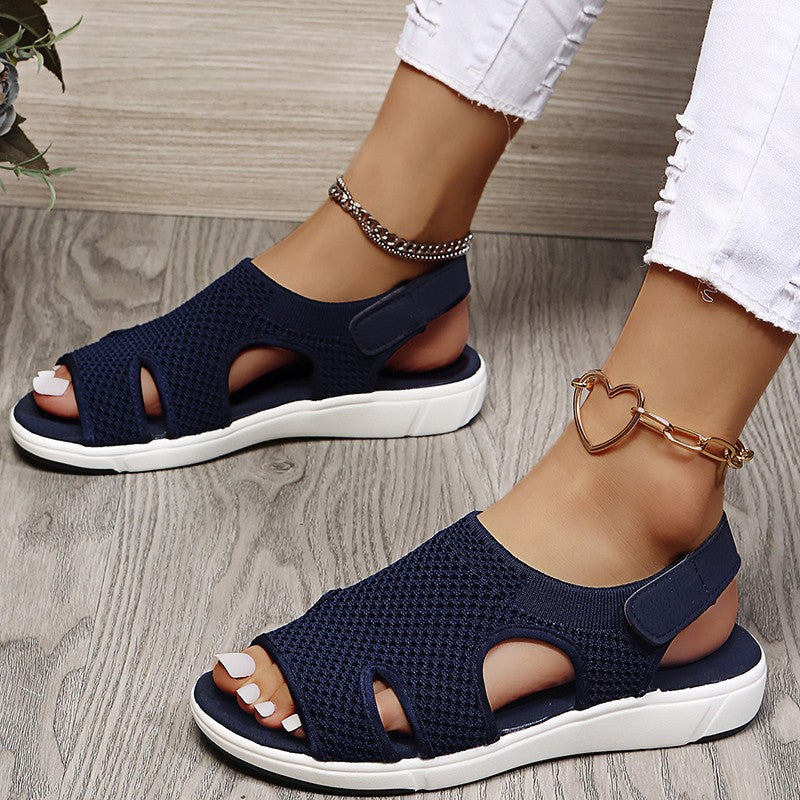 Damen Flache Sandalen mit Strass – Bild 2 | LuxeStyle