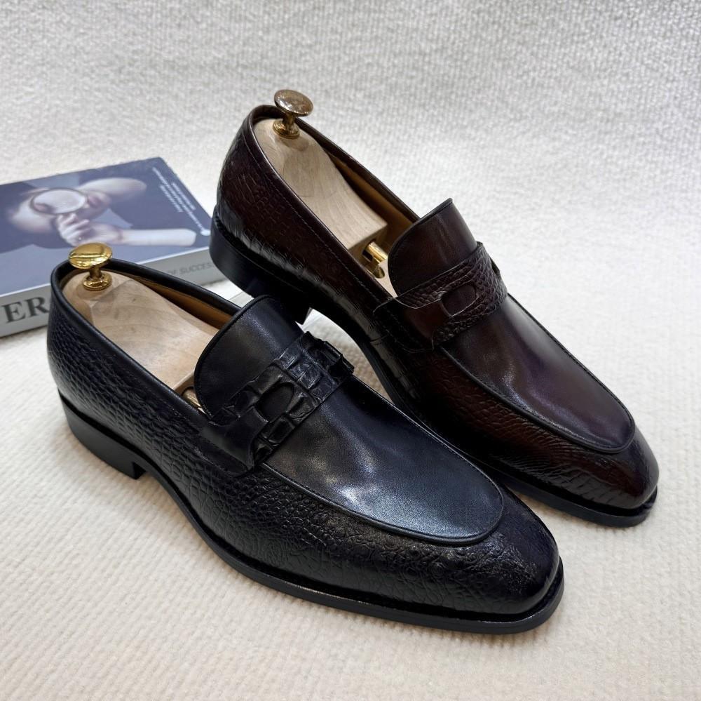 Herren Business-Casual Lederschuhe