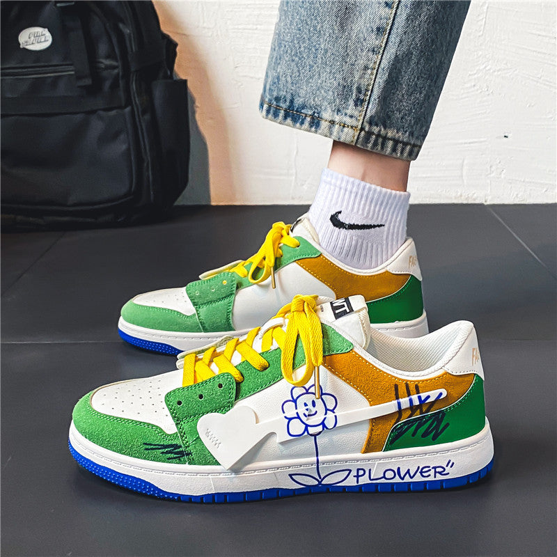 Herren Graffiti Sneaker – Bild 2 | LuxeStyle