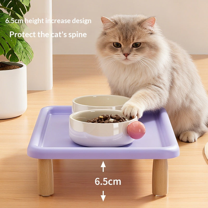 Erhöhter Keramik-Futternapf für Katzen – Bild 8 | LuxeStyle