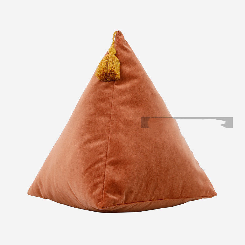 Samt-Zierkissen in Pyramidenform – Bild 5 | LuxeStyle