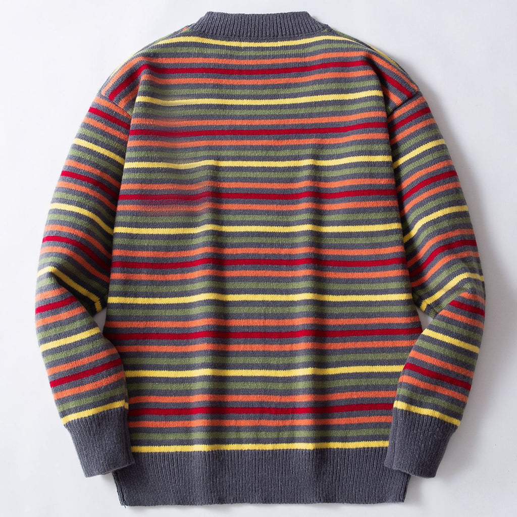 Slim-Fit Pullover mit Streifen – Bild 5 | LuxeStyle