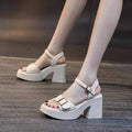 Chunky Plateau-Sandalen mit hohem Absatz – Bild 6 | LuxeStyle