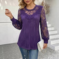 Wellenmuster-Bluse