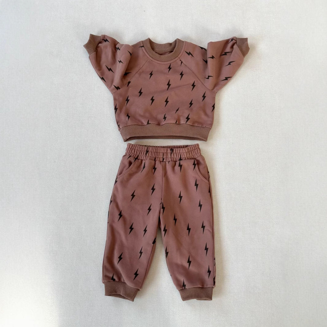 Kinder Sweatshirt-Set aus Baumwolle | LuxeStyle