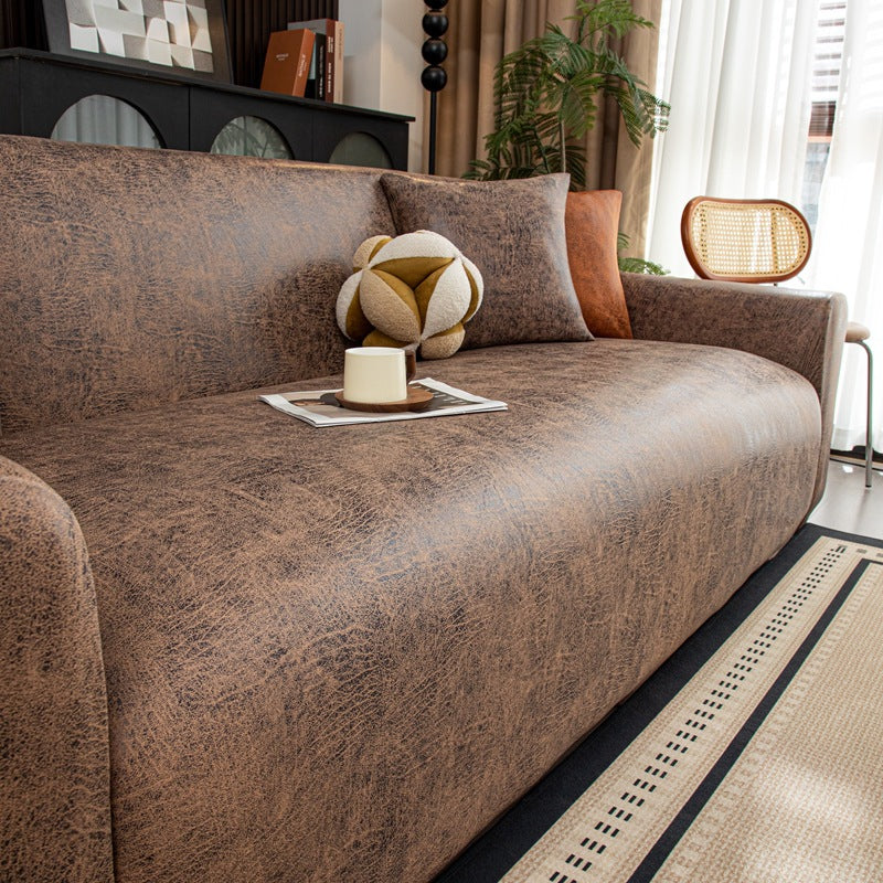 Sofaüberzug aus Kunstleder, hochelastisch