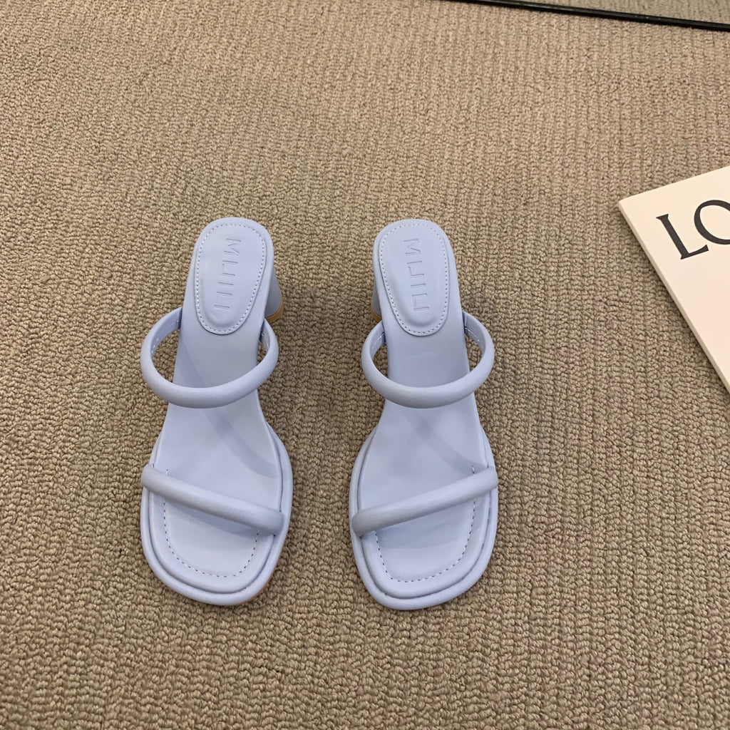 Koreanische Sandalen mit Blockabsatz – Bild 4 | LuxeStyle