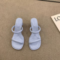 Koreanische Sandalen mit Blockabsatz – Bild 1 | LuxeStyle