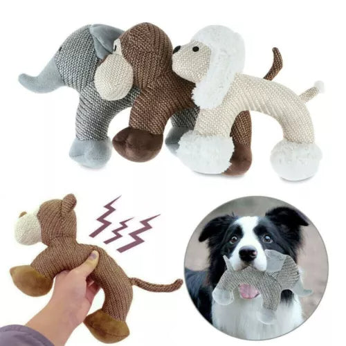 Quietsche-Ente aus Plüsch für Hunde