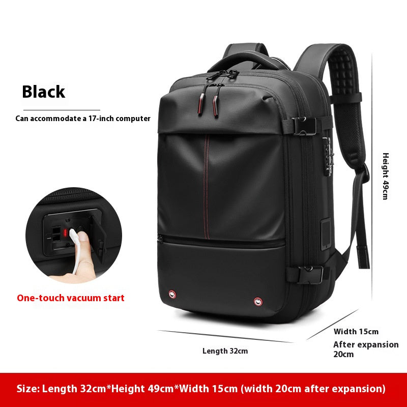 Rucksack Männer 56-75l mit Anti-Diebstahl und Nass-Trockenscheidung – Bild 17 | LuxeStyle