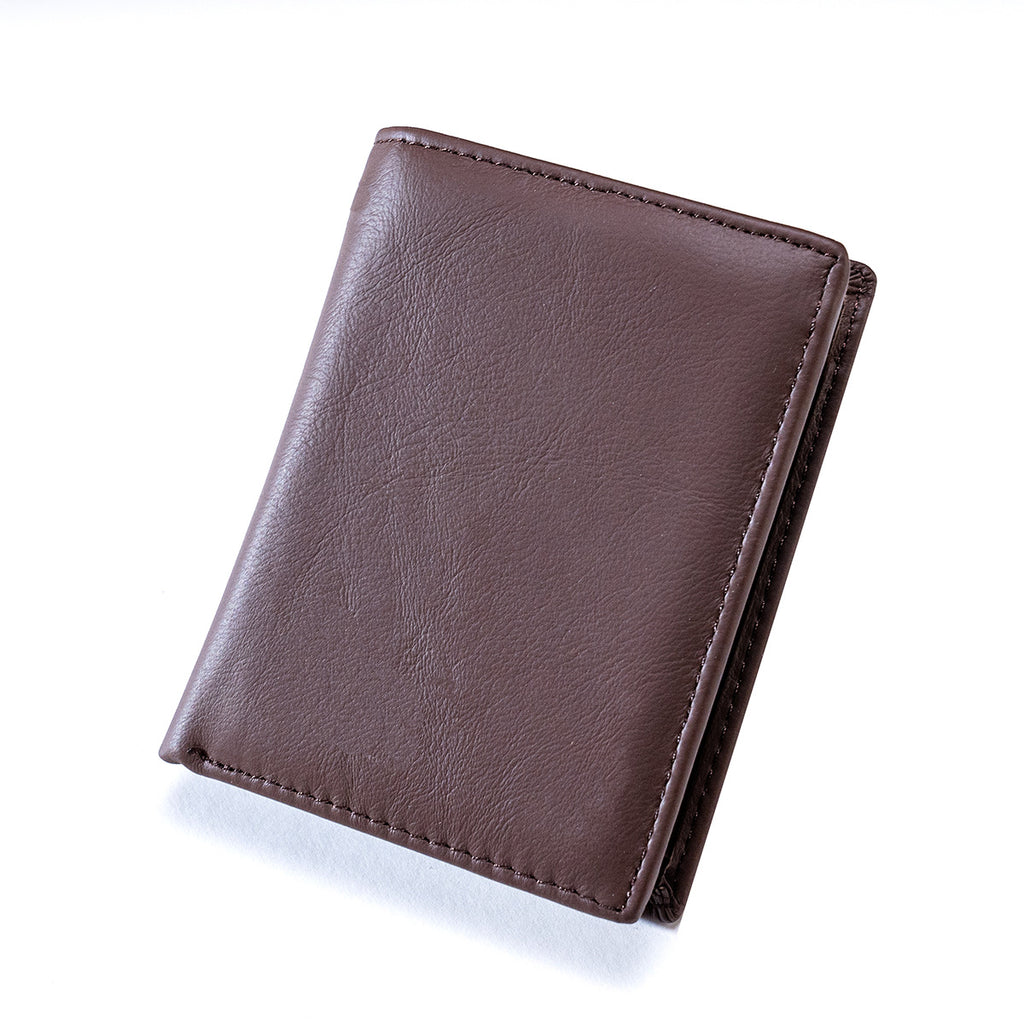 Herren Brieftasche aus Vollnarbenleder mit RFID-Schutz