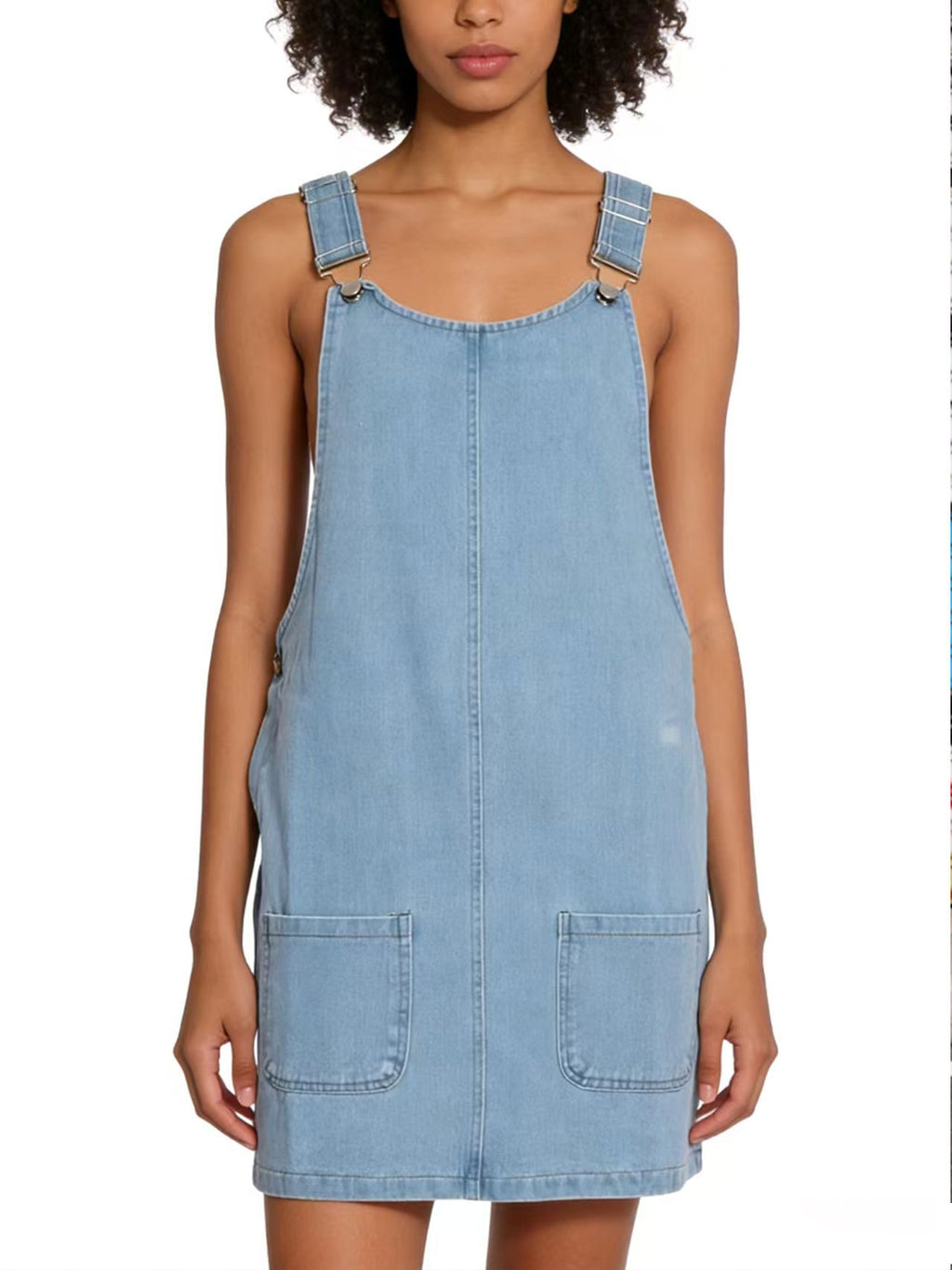 Off-Shoulder Jeans-Minikleid für Damen – Bild 2 | LuxeStyle