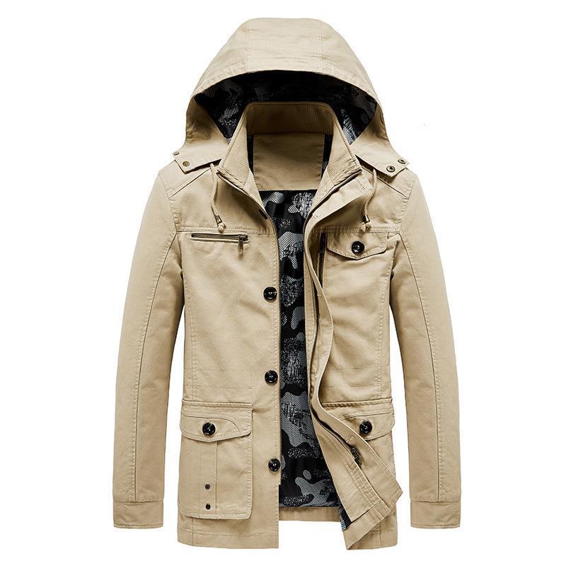 Trenchcoat für Herren, mittellang, Slim-Fit – Bild 7 | LuxeStyle
