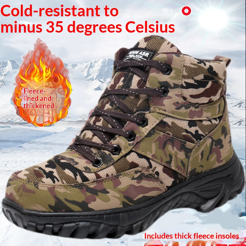 Herren Outdoor Winterstiefel mit Fleecefutter
