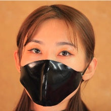 Latex-Gesichtsmaske mit Kopfband