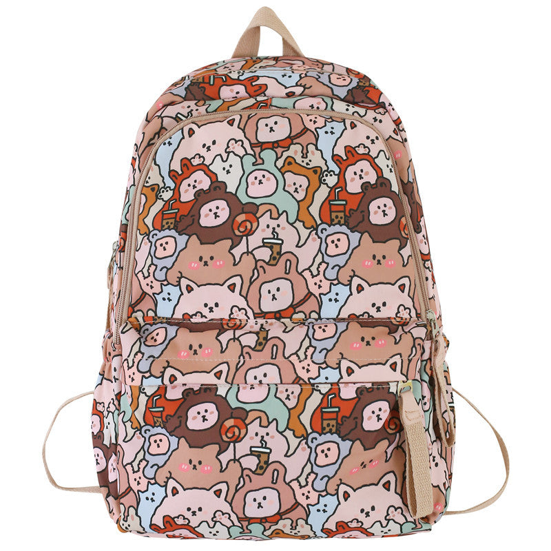Mori Style Graffiti Rucksack für Studentinnen – Bild 2 | LuxeStyle