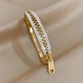 Damen-Armband Edelstahl · Mit Charm