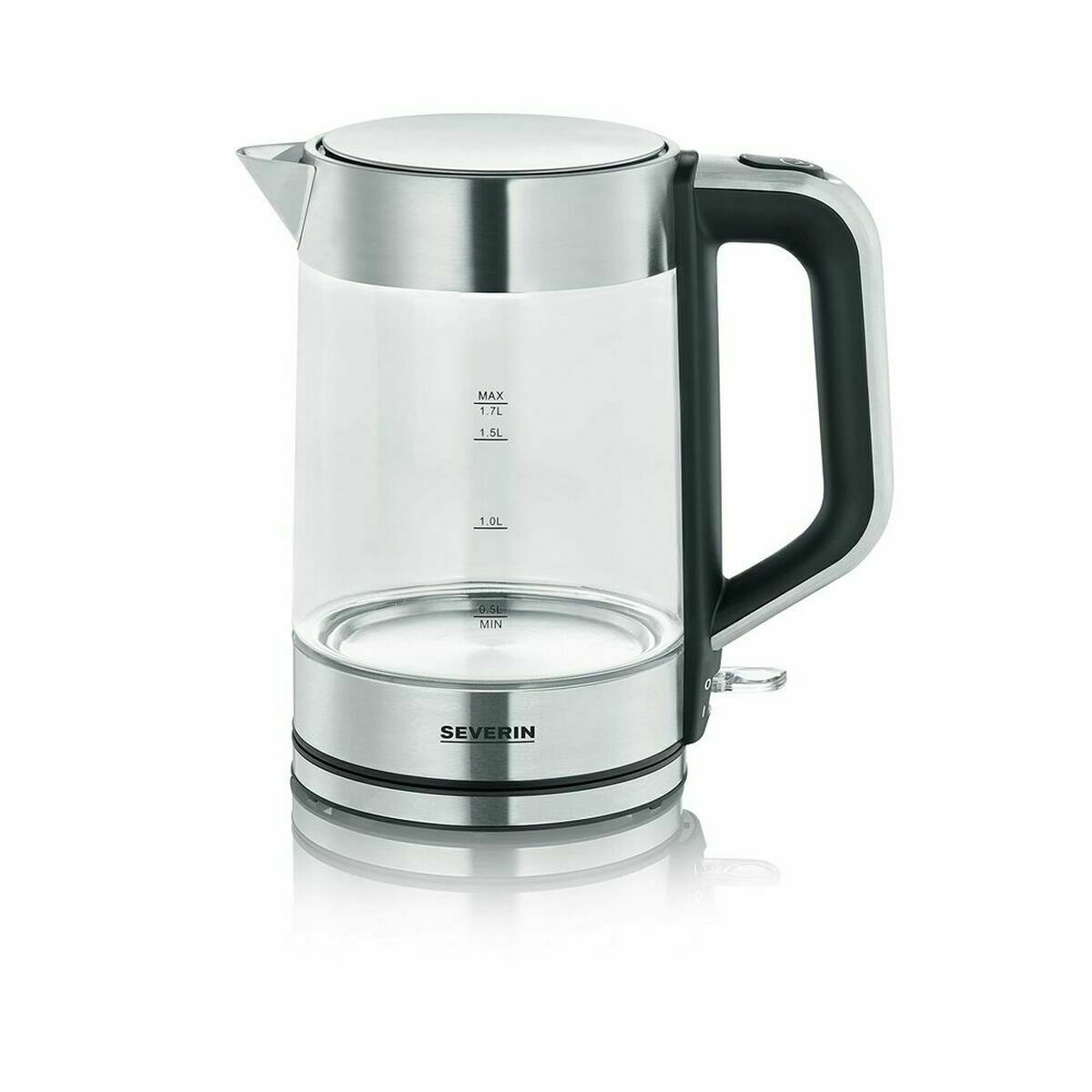 Elektrischer Wasserkocher mit LED-Licht Severin WK 3420 Schwarz 2200 W