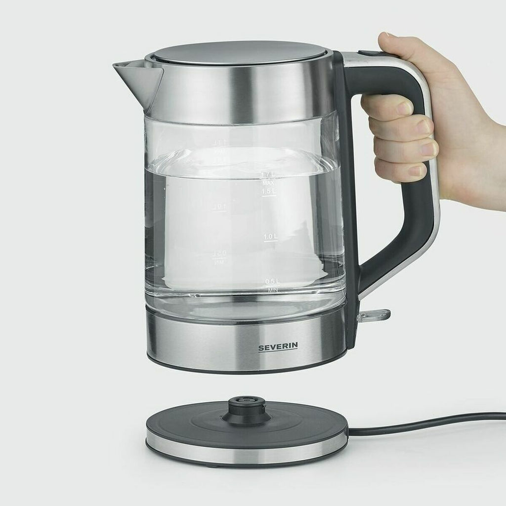 Elektrischer Wasserkocher mit LED-Licht Severin WK 3420 Schwarz 2200 W