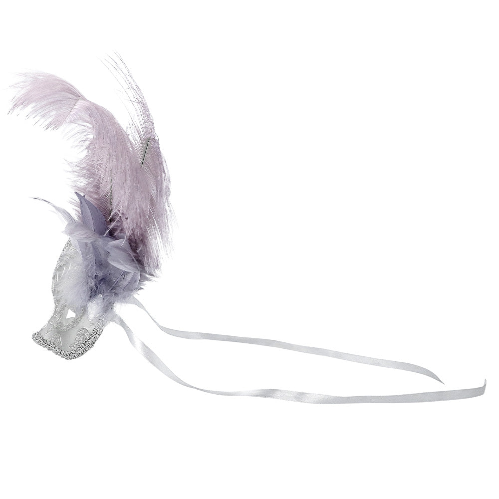 Domino / Augenmaske silber – Bild 4 | LuxeStyle