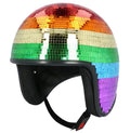 Helm Discokugel Regenbogen