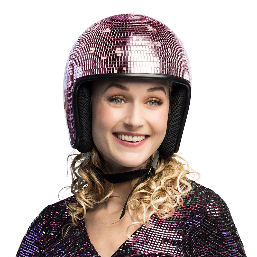 Helm Discokugel rosé