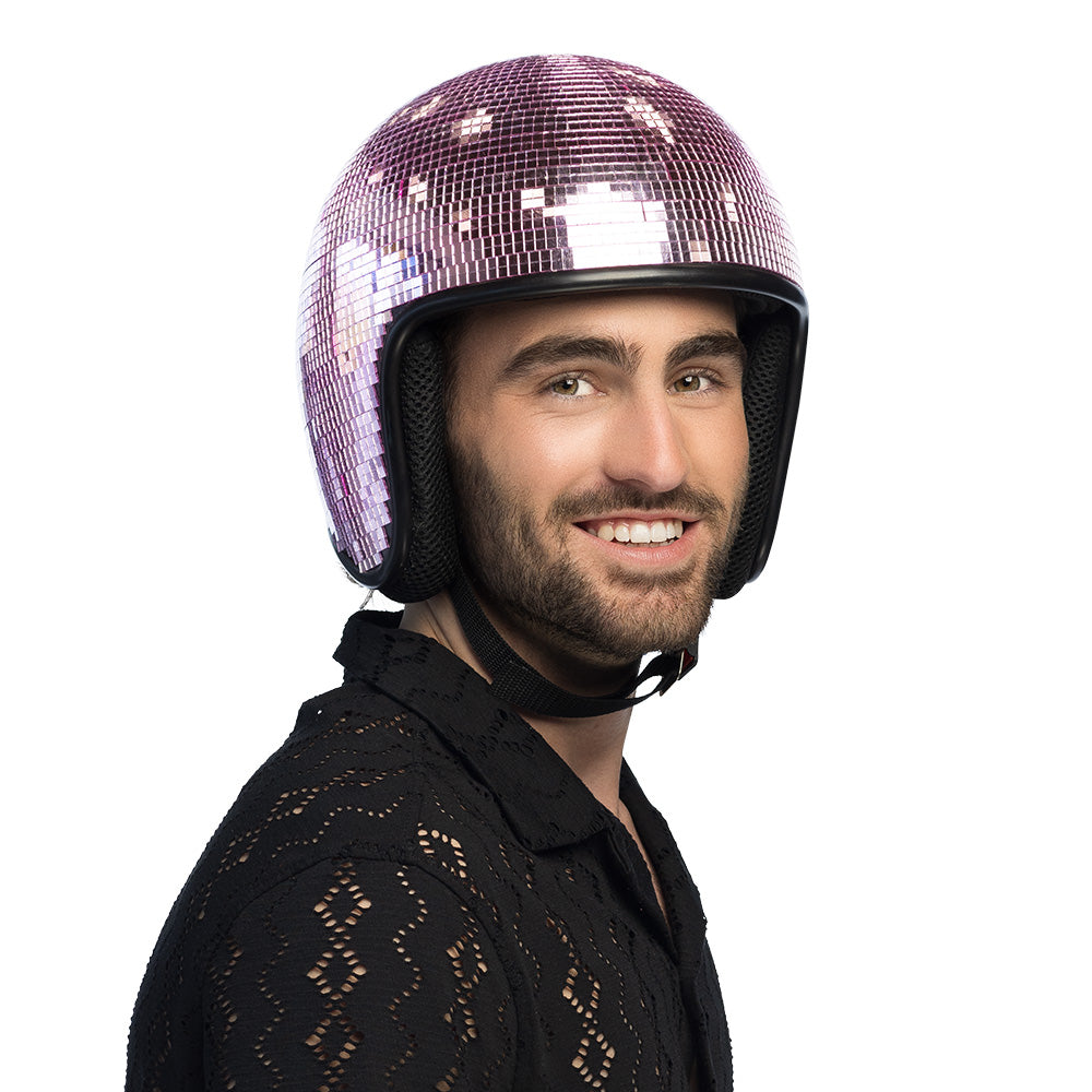 Helm Discokugel rosé