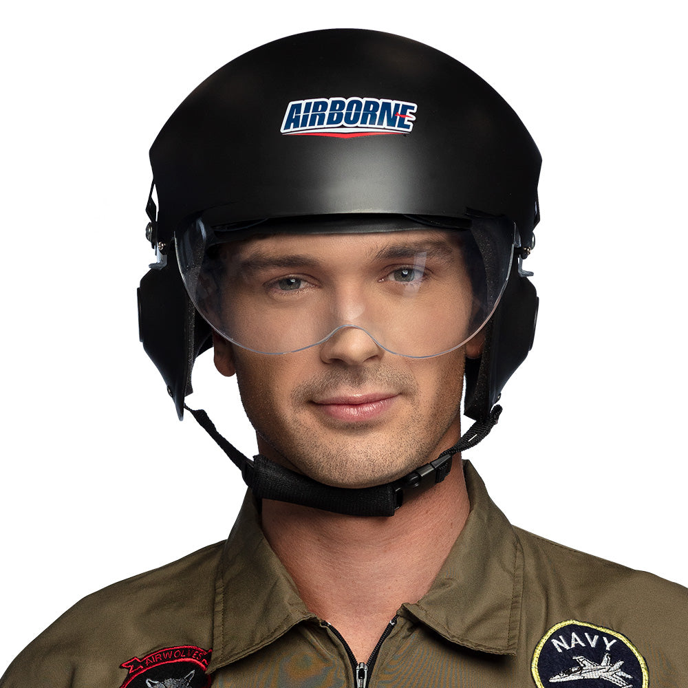 Helm Pilot mit Visier