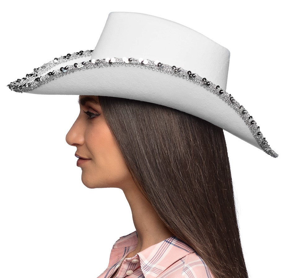 Cowboy Hut Girls weiss – Bild 5 | LuxeStyle