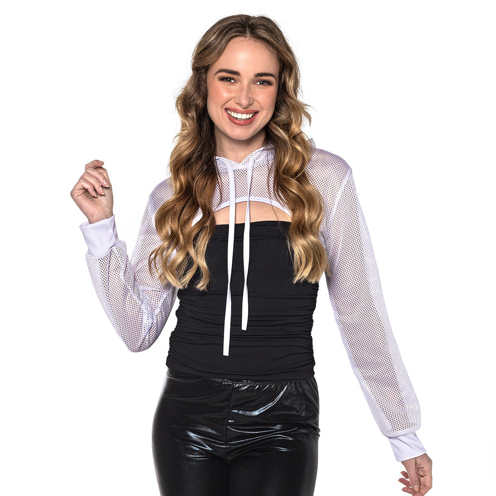 Bolero Fischernetz weiss