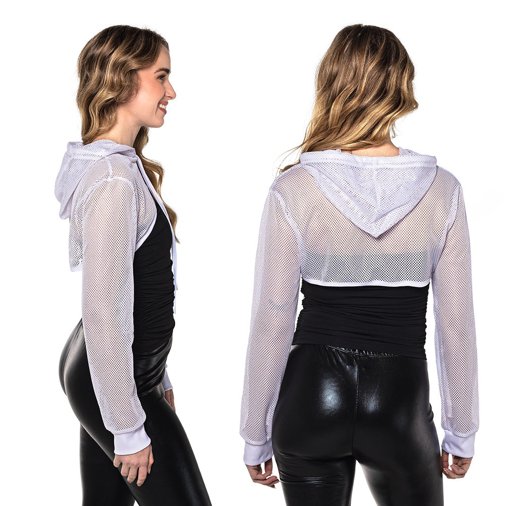 Bolero Fischernetz weiss