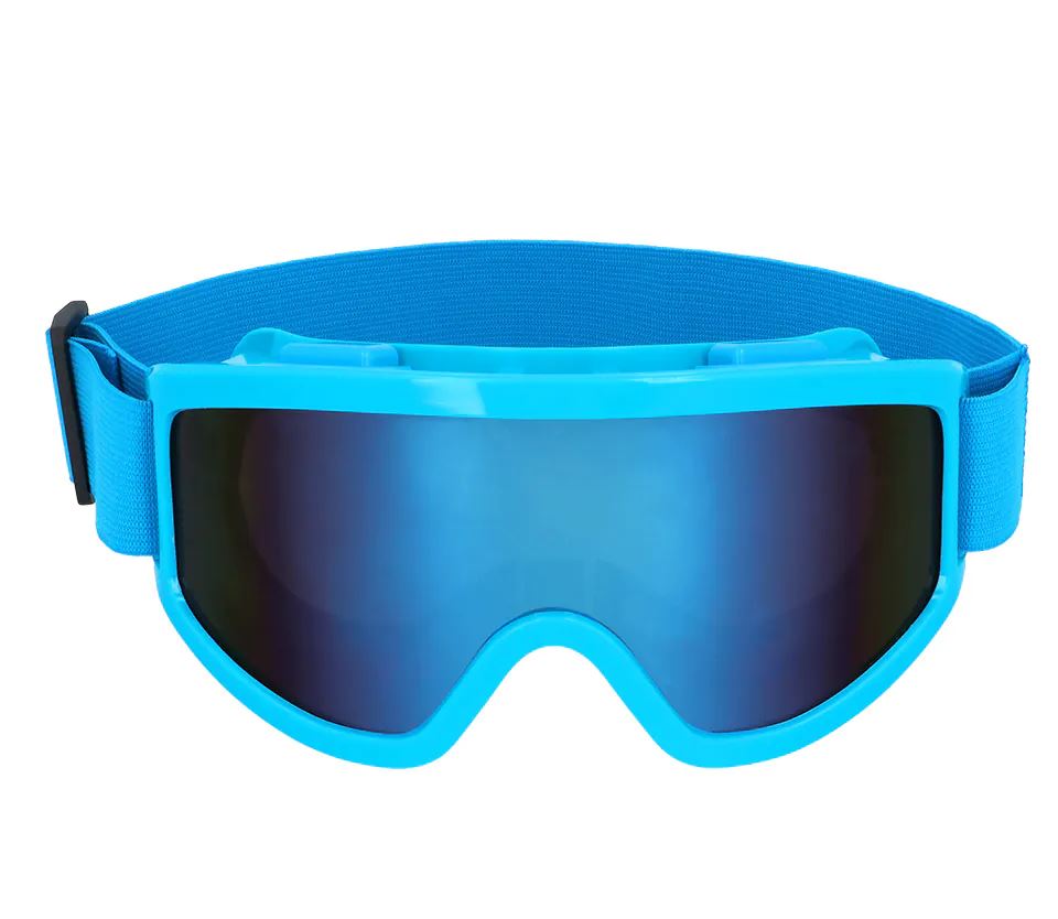 Party Skibrille neonblau