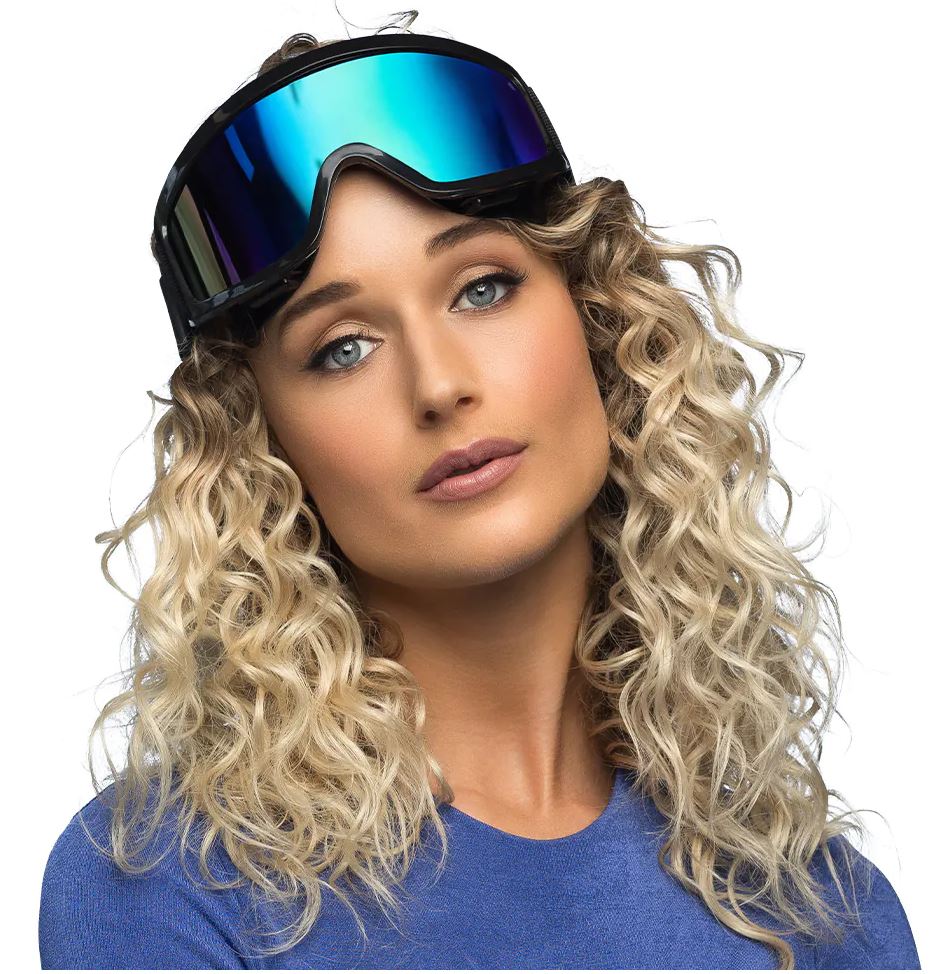 Party Skibrille schwarz