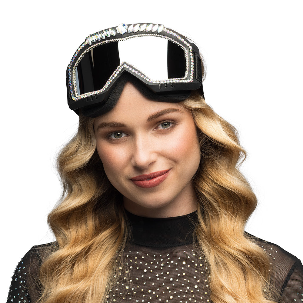 Party Skibrille Galaxy schwarz
